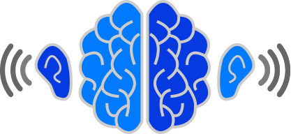 Illustration de l'oreille et de l'activité cérébrale