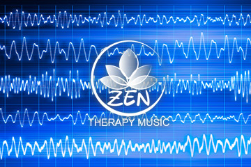 Illustration Zen Therapy Music